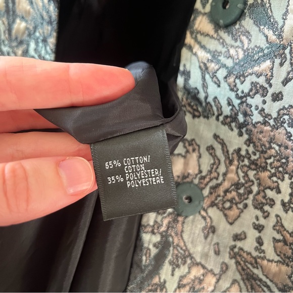 lafayette 148 ny metallic brocade blazer jacket - Picture 7 of 14